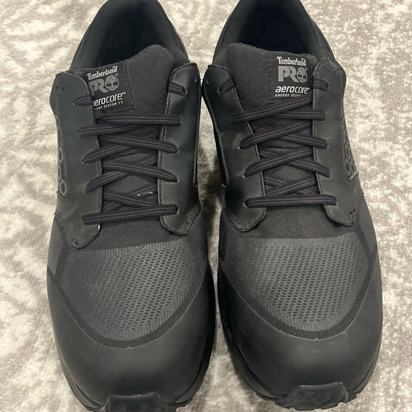 Timberland Mens Work Shoes PRO Aerocore Composite Safety Toe 15M Black Sneaker - Picture 2 of 10